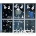 Skyllc® Amovible Blanc élégant de Noël Bells Autocollants de fenêtre de Porte Stickcers Stickers muraux pour Le Nouvel an et Le Jour de Noël - B01LWK1SF7